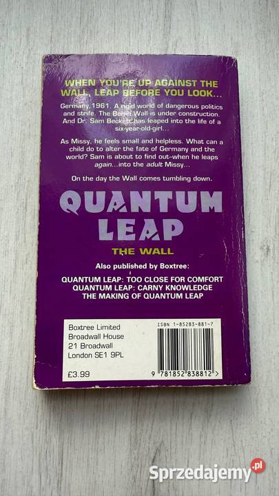 Książka język angielski Quantum Leap Zagubiony w fantasy Łódź