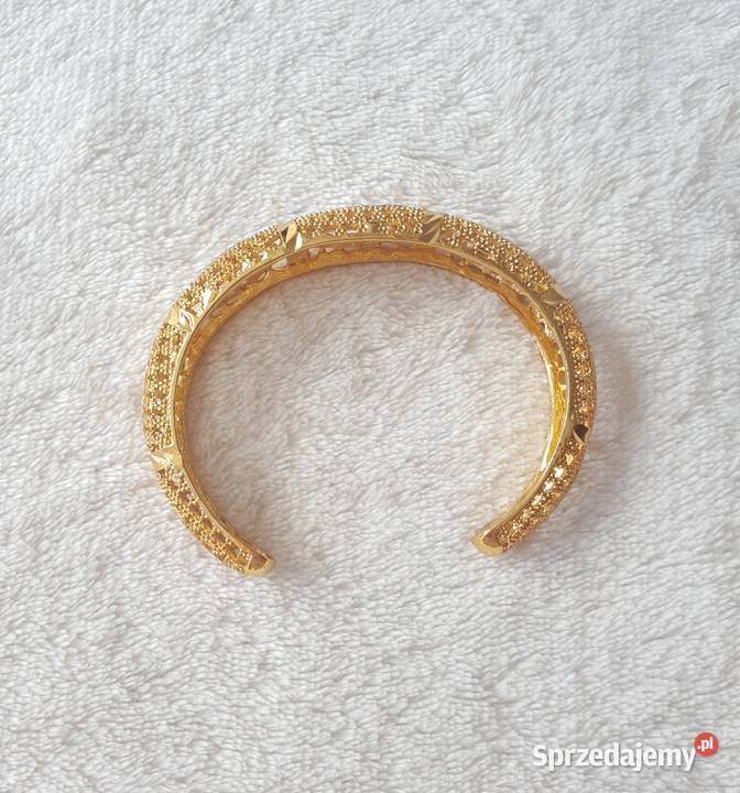 Nowa bransoletka indyjska arabska bangla złoty zachodniopomorskie