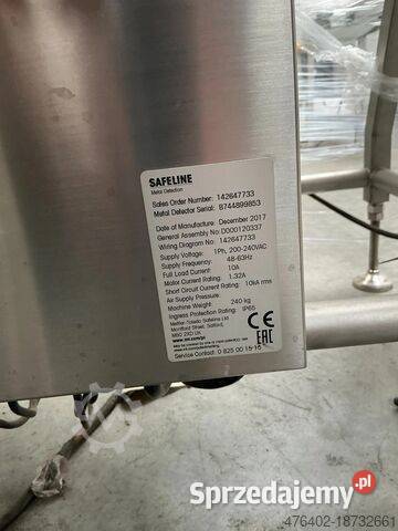 Mettler Toledo Safeline 2017 30x17 sprzedam