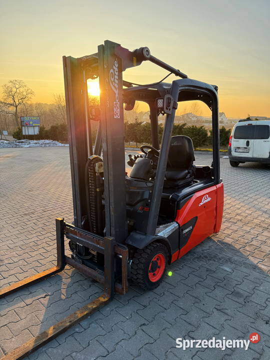 wózek widłowy elektryczny LINDE E16L Triplex Działoszyn