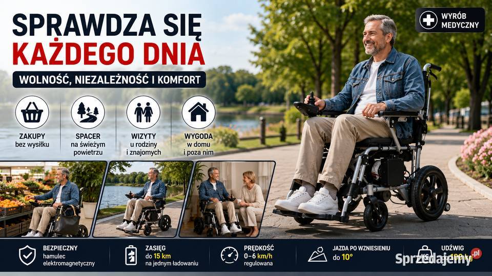 Elektryczny wózek inwalidzki Warszawa