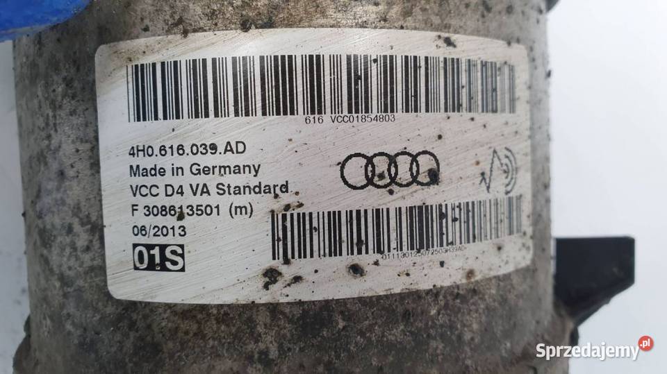 AMORTYZATOR LEWY PRZÓD 4H0616039AD A8 D4 LEGAL Lipno