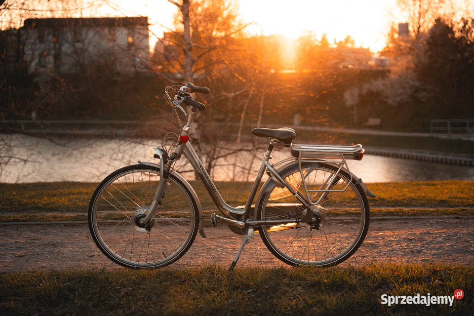 Rower elektryczny gazelle orange nowa bateria Warszawa sprzedam