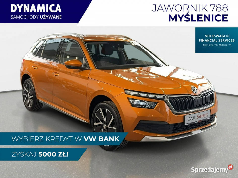 koda Kamiq VAT 23 Style 10TSI 110 DSG 2023 r system Start-Stop Myślenice sprzedam