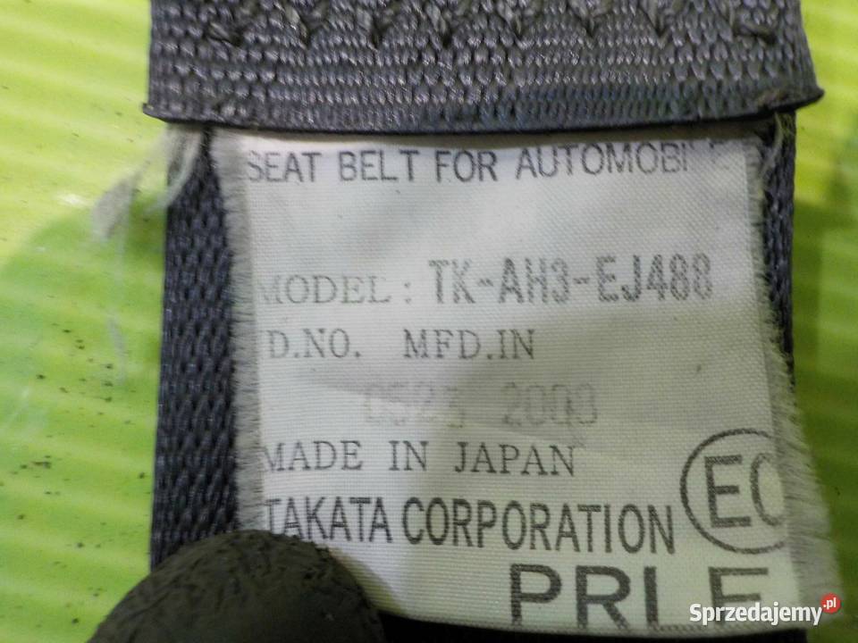 HONDA ACCORD VIII 08r pas bezpieczenstwa prawy Pasy bezpieczeństwa mazowieckie Suków