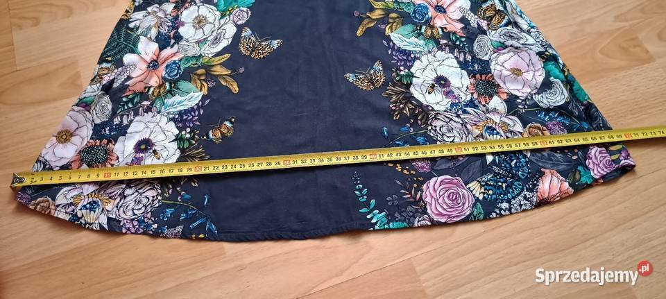 Letnia sukienka w kwiaty z wiskozy L 40 Oasis Oasis Kraków sprzedam