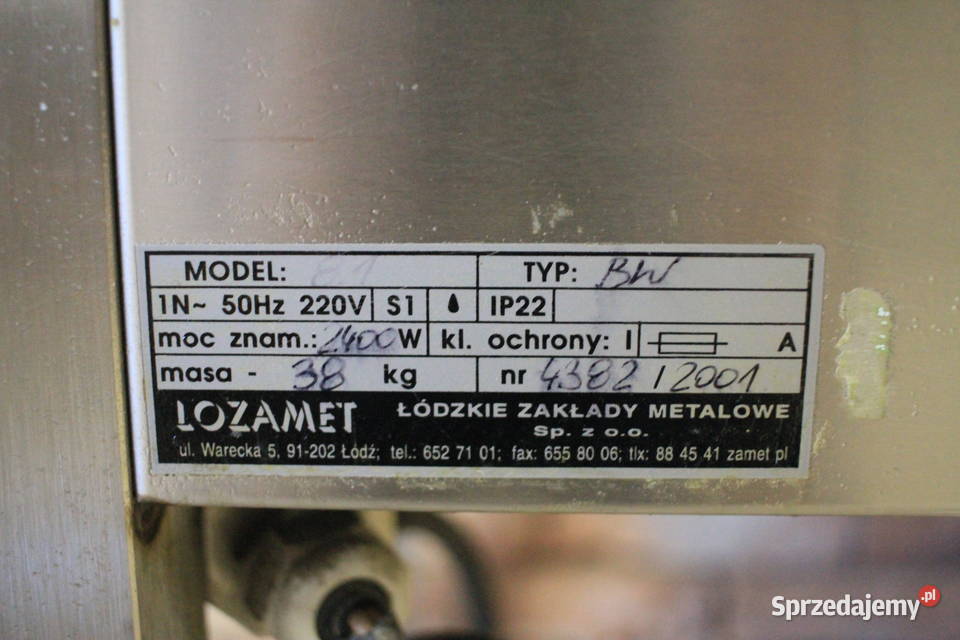Bemar wolnostojacy 2x11 GN Lozamet Pszczyna