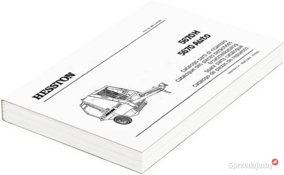 5670 5670H auto katalog częsci Hesston Fiatagri Szamotuły