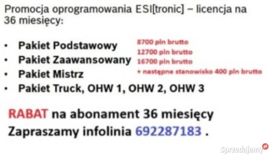 Kts 560 9700 pln SGW i Doip nagroda wymień Pozostałe