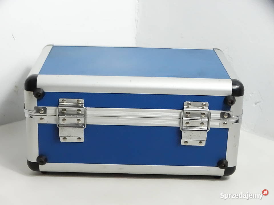 Aluminiowa walizka kuferek serwisowy Niebieska Biłgoraj