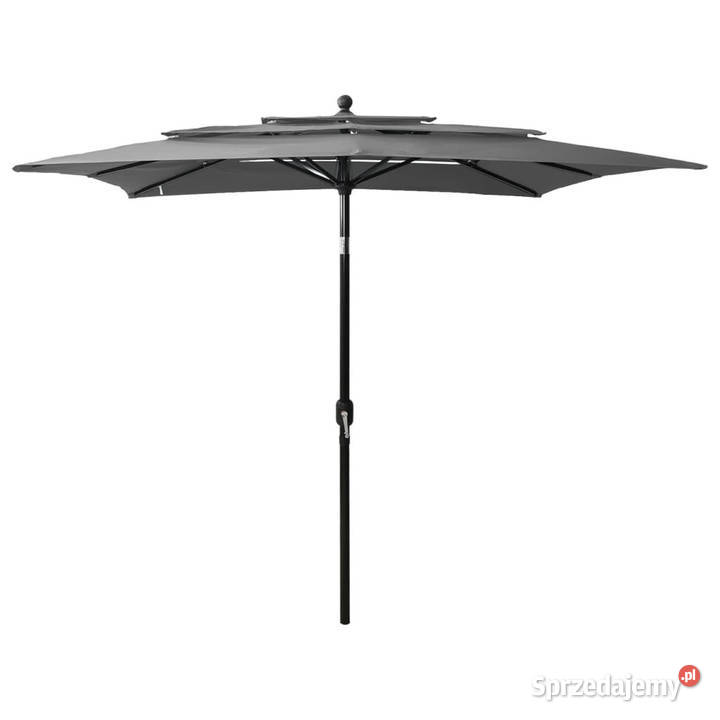 3poziomowy parasol na aluminiowym słupku Warszawa sprzedam