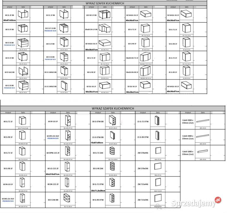 MEBLEGRYCPOL meble szafki kuchenne AVA Szafki na lubuskie Zielona Góra