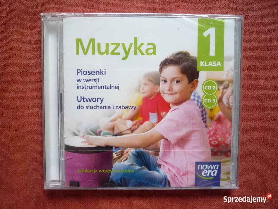 Muzyka klasa 1 Podręcznik 2 Płyty CD Piosenki tradycyjny podręcznik Szczecin