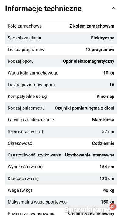 Rower stacjonarny Zipro Rook stan idealny