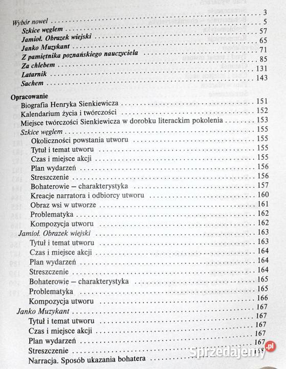 Nowele Henryk Sienkiewicz Lektura z opracowaniem Chełm
