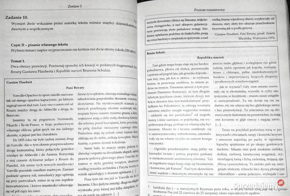 Język Polski Matura 2008 Arkusze egzaminacyjne Chełm