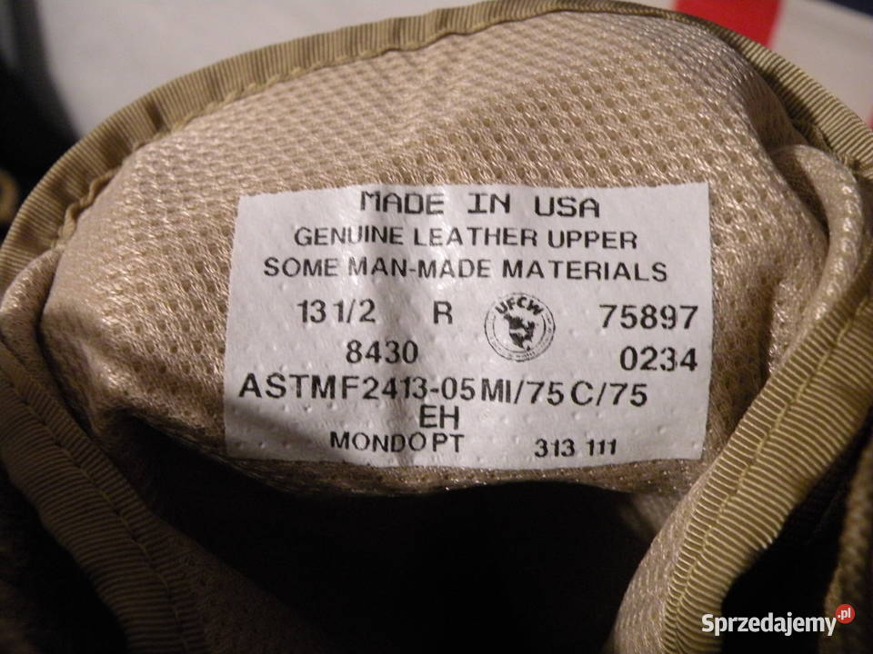 Buty combat McRae desert 135R safety toe Wrocław