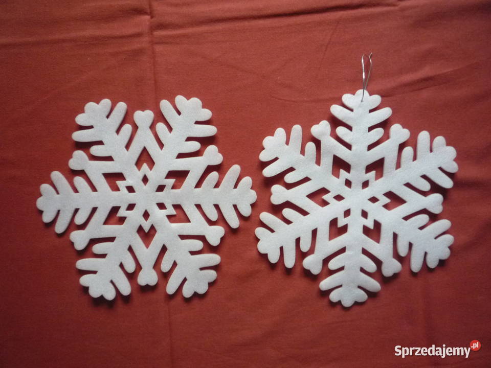 6 sztuk duże gwiazdki Śnieżynki piankowe Nowe Szczecin