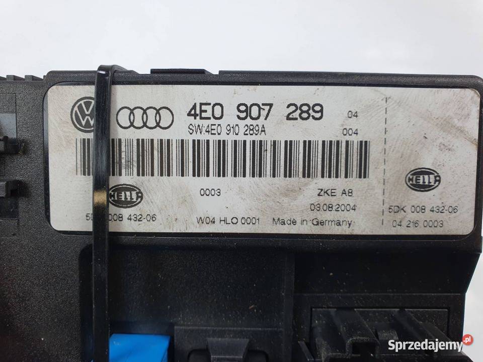 MODUŁ AUDI A8 D3 4EO907289 osobowe Lipno