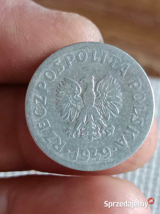 Sprzedam monete 50 groszy 1949 aaa lubelskie Chełm