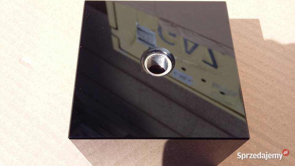 Klosz do lampy CZARNA KOSTKA szkło gwint M10x1 Warszawa