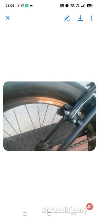 BMX nowy szerokie koła