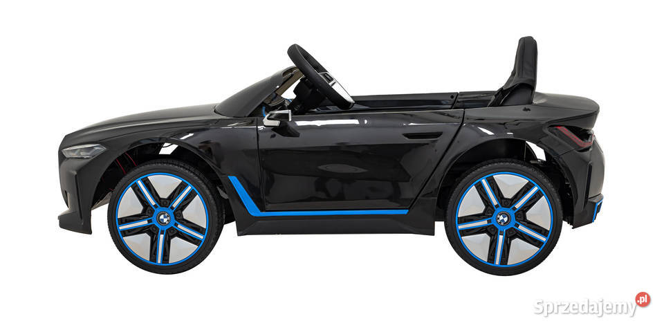 Autko BMW i4 na akumulator dzieci Czarny Łopuszno