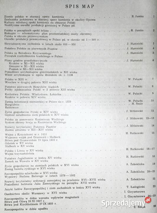 Atlas historyczny Polski Irena Gieysztorowa i Pozostałe lubelskie Chełm sprzedam