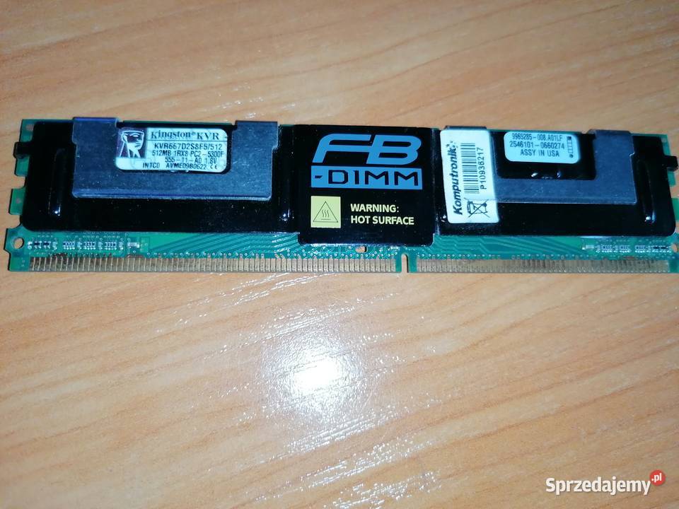 Pamięci serwerowe Kingston ECC DDR2 Lublin sprzedam