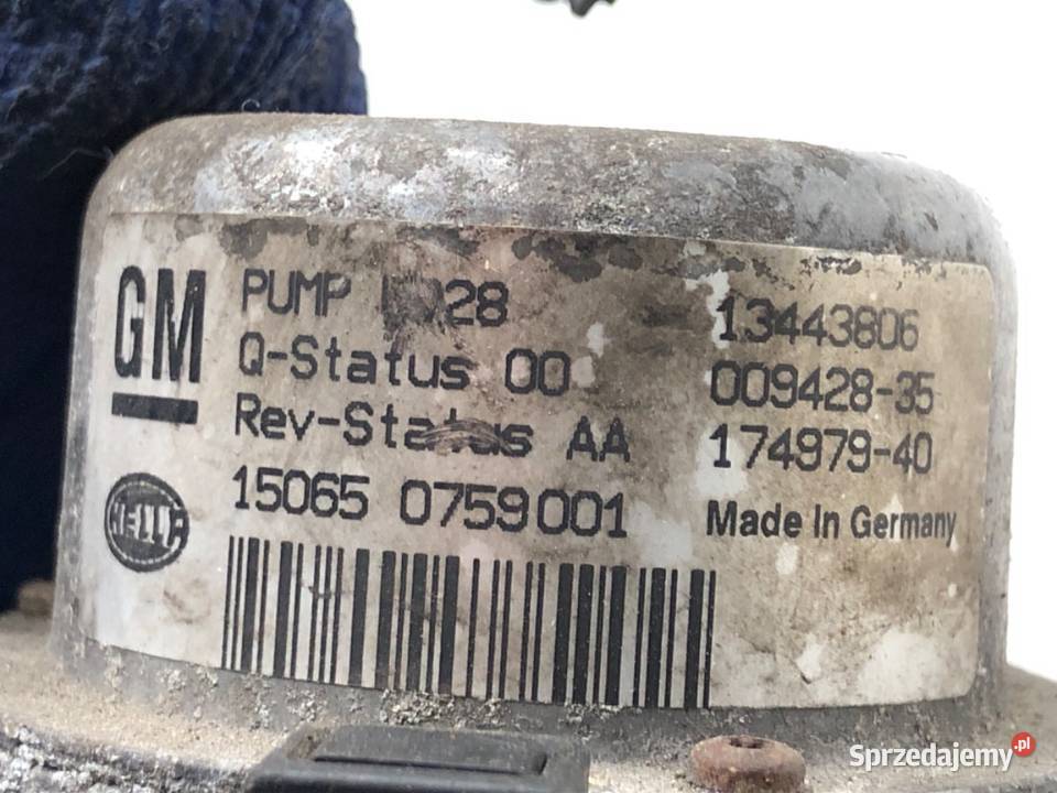 POMPA VACUM OPEL MERIVA B 13443806 14 120 1017 sprzedam
