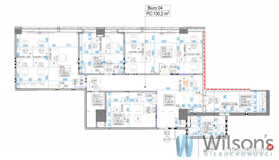 Ogłoszenie lokal 14842 metry Warszawa Jana Iii