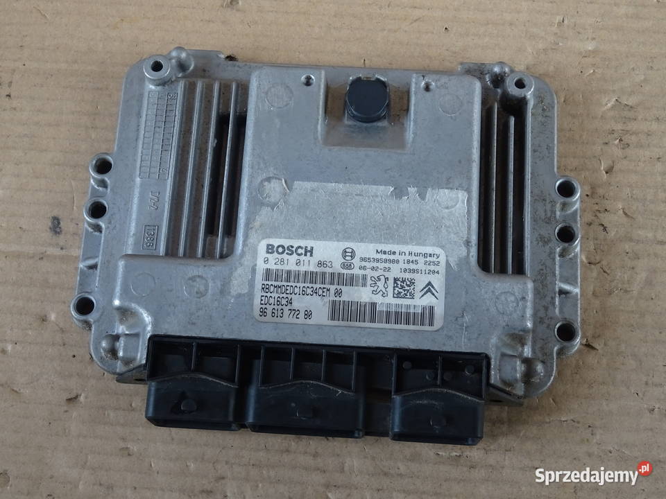 EDC16C34 9661377280 Sterownik komputer silnika Komputery Wieluń