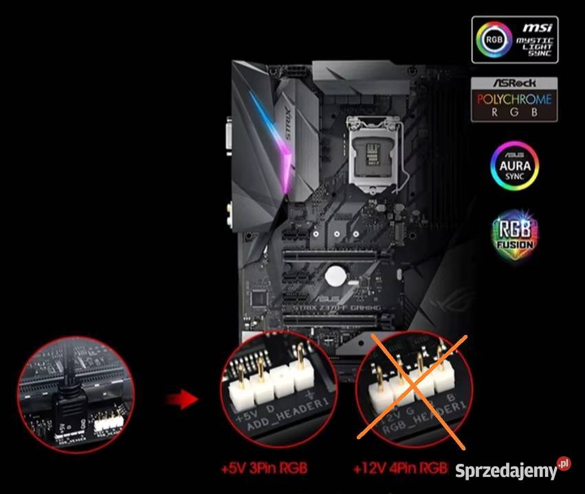 Kabel łącznik do LED ARGB 5V 3pin adresowalne kable, taśmy, przedłużacze Bydgoszcz