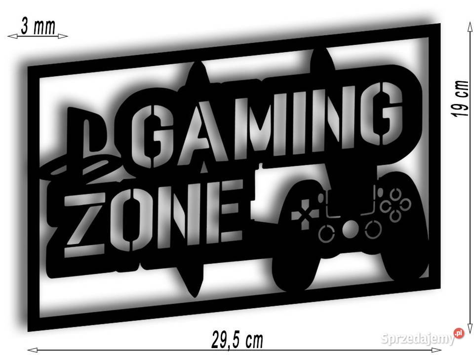 Game Zone dekoracja ścienna graczy Piotrków Trybunalski