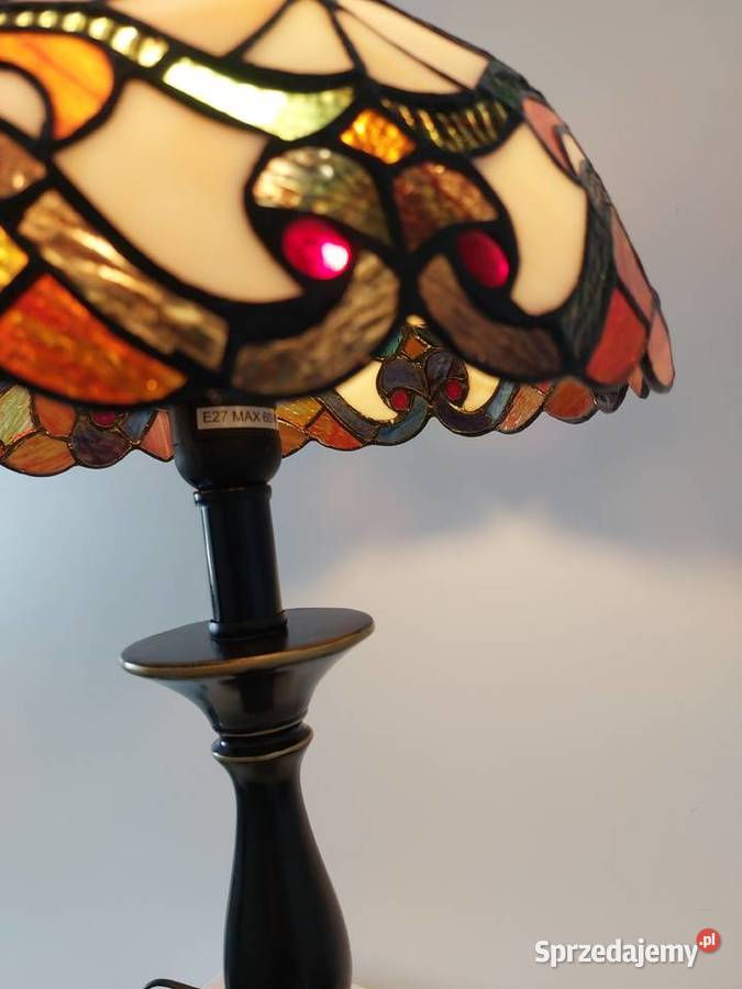 Duża efektowna lampa witrażowa Warszawa sprzedam