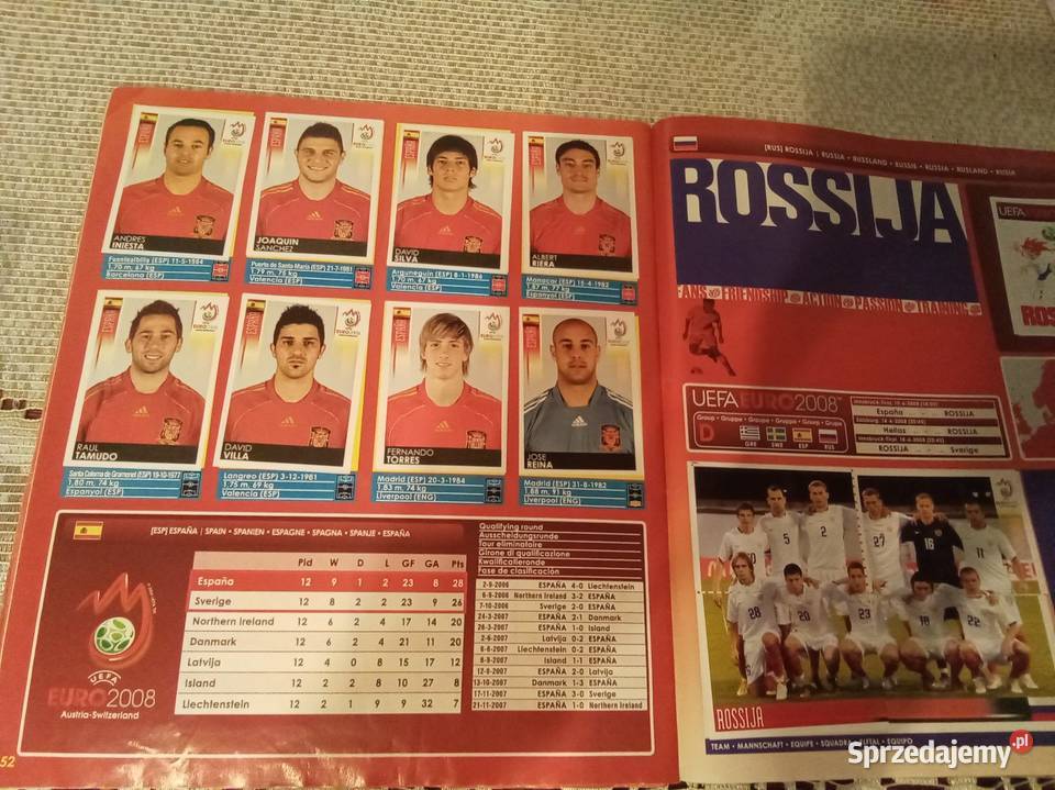 Euro 2008 album z naklejkami parę braków sport Warszawa