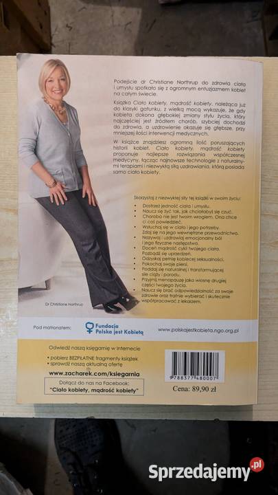 Ciało kobiety mądrość kobiety medycyna, nauki medyczne Książki naukowe i popularnonaukowe