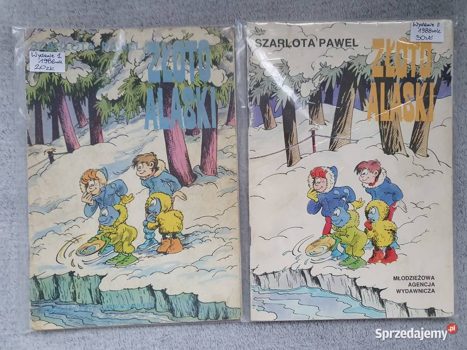 Przygody Kleksa zestaw 6 komiksów Szarloty Pawel