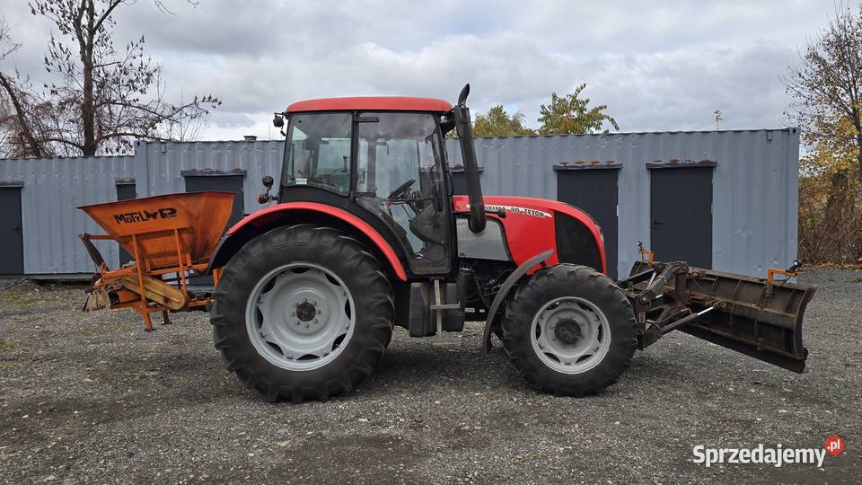 Pług Ciągnik Zetor Proxima 90 z pługiem i śląskie Jaworzno