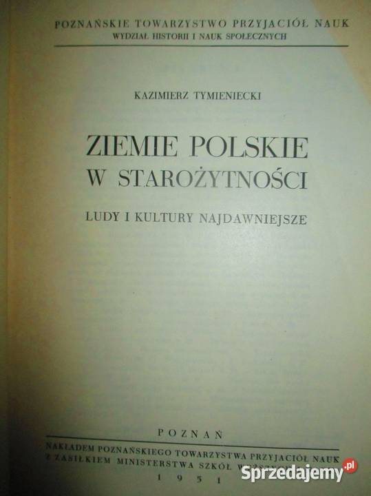 Ziemie polskie w starożytnościLudy i historia, archeologia Łódź sprzedam