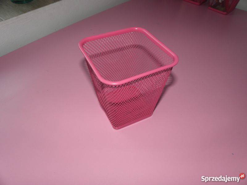 Różowe Biurko krzesło obrotowe IKEA pojemniki dolnośląskie Wrocław