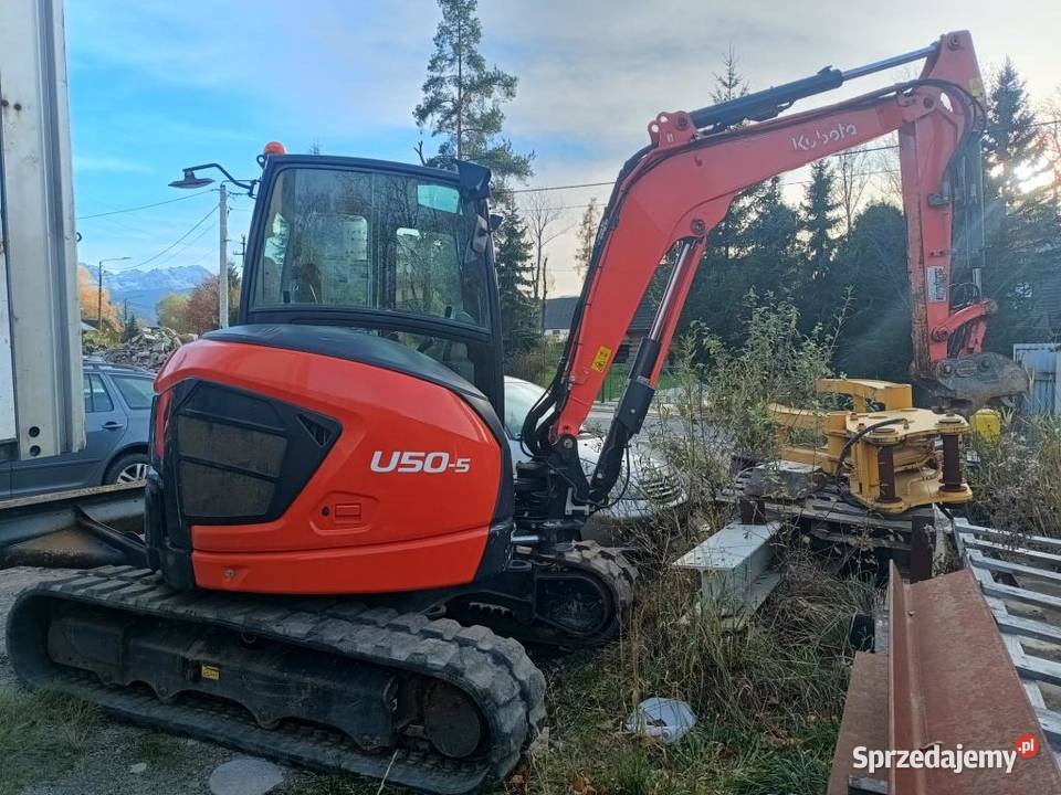 minikoparka koparka Kubota U 50 Bobcat U 56 Cat Rok produkcji 2022 Zakopane