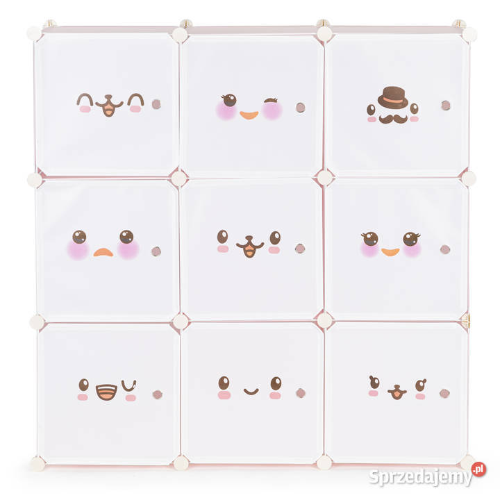 Szafka regał dzieci modułowa 9 półek dziecięca Smogorzów