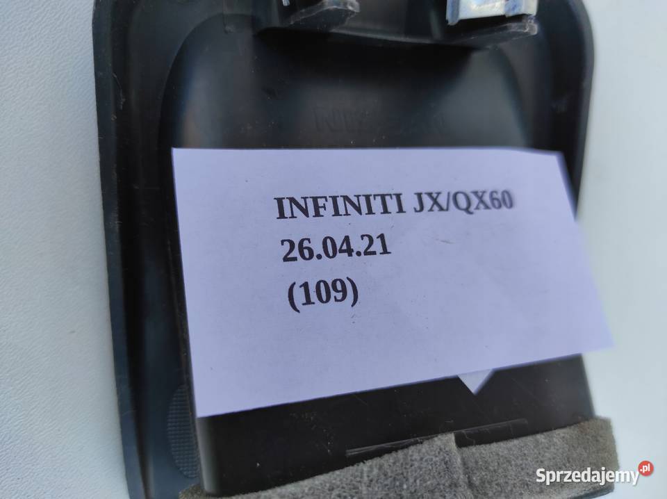 KRATKA KANAŁU POWIETRZA OGRZEWANIA INFINITI QX60