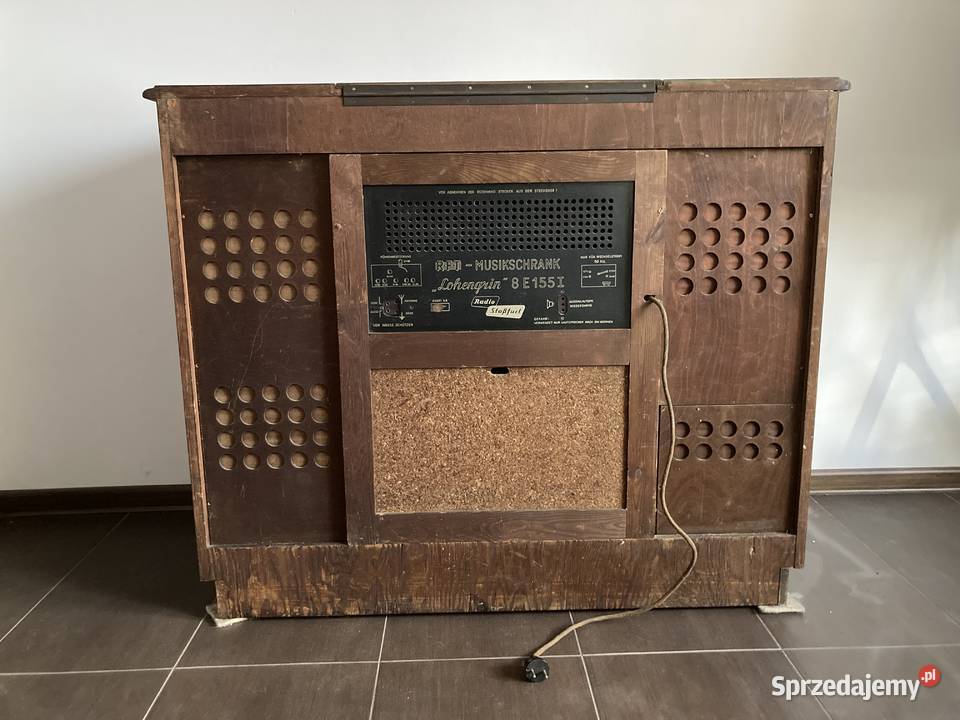 RFT Musikschrank lohengrin 8E155I radiola szafa śląskie Piekary Śląskie