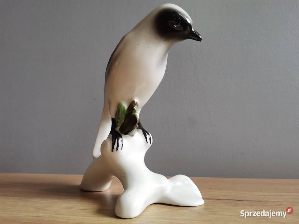 Stara figurka porcelanowa Ptak Dzieżba śląskie Katowice