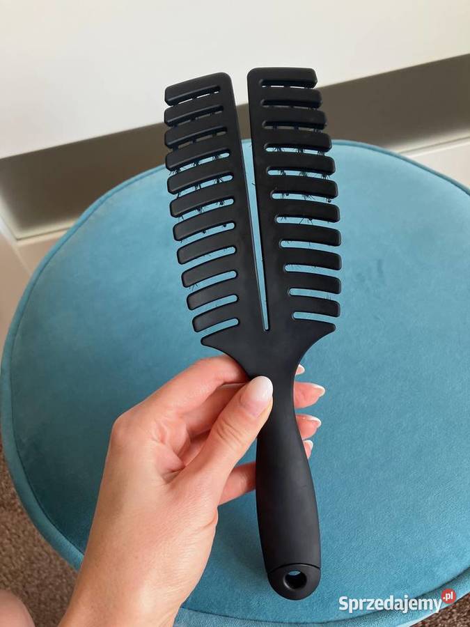 Płaska szczotka do włosów Wellness z włosiem Nisko