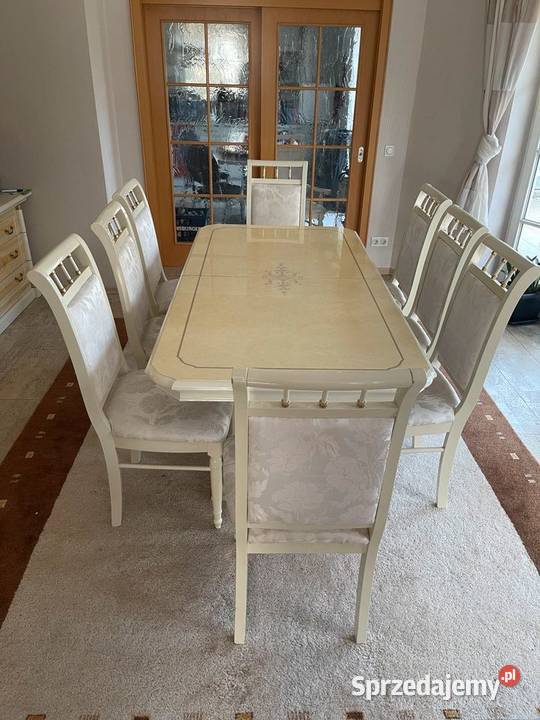 Jadalnia włoska witryna komoda stół krzesła sprzedam