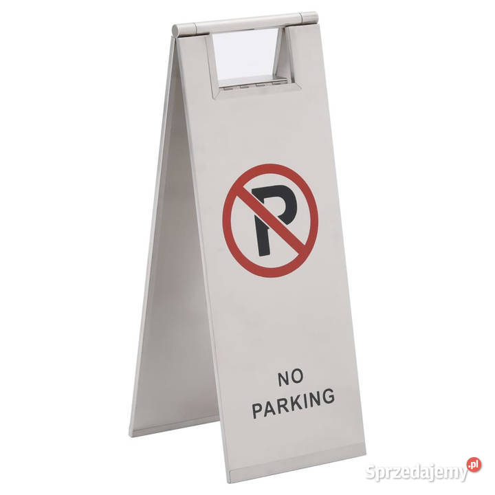 Składane oznakowanie parkingowe stal nierdzewna