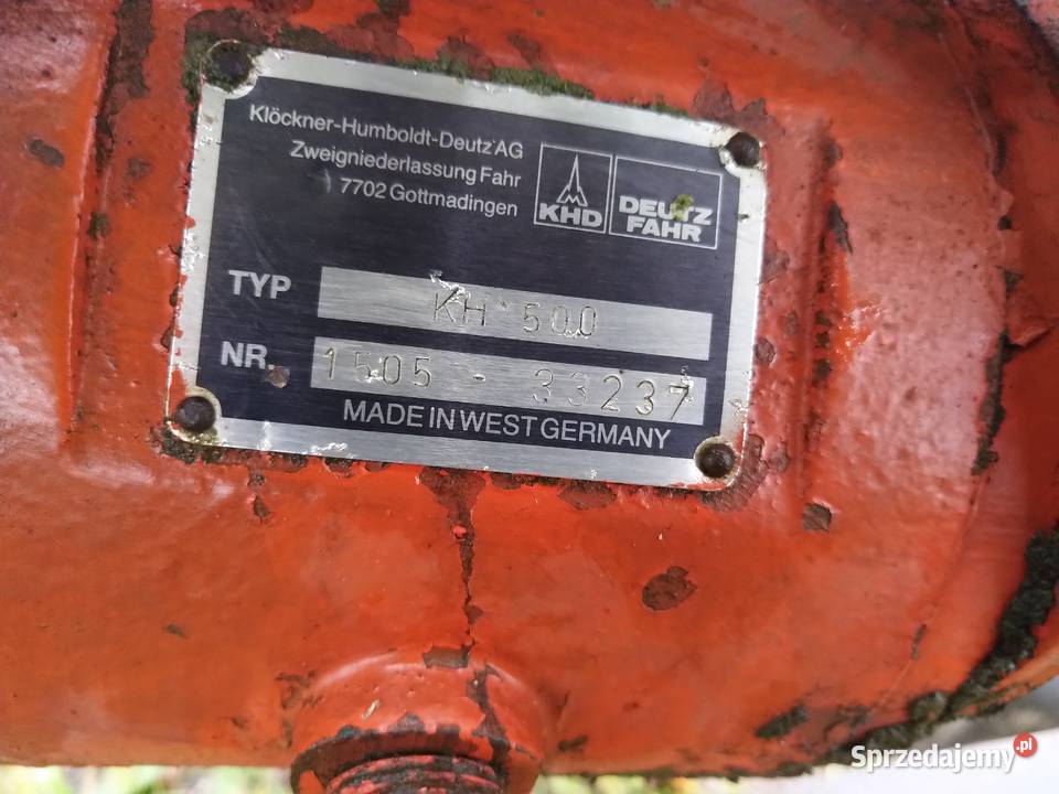 Przetrzasacz Przewracarka Deutz Fahr KH 500 mazowieckie Sobolew